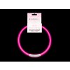 Huhubamboo LED svítící obojek z nylonu růžový 65 cm