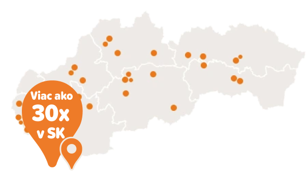 Mapa predajní