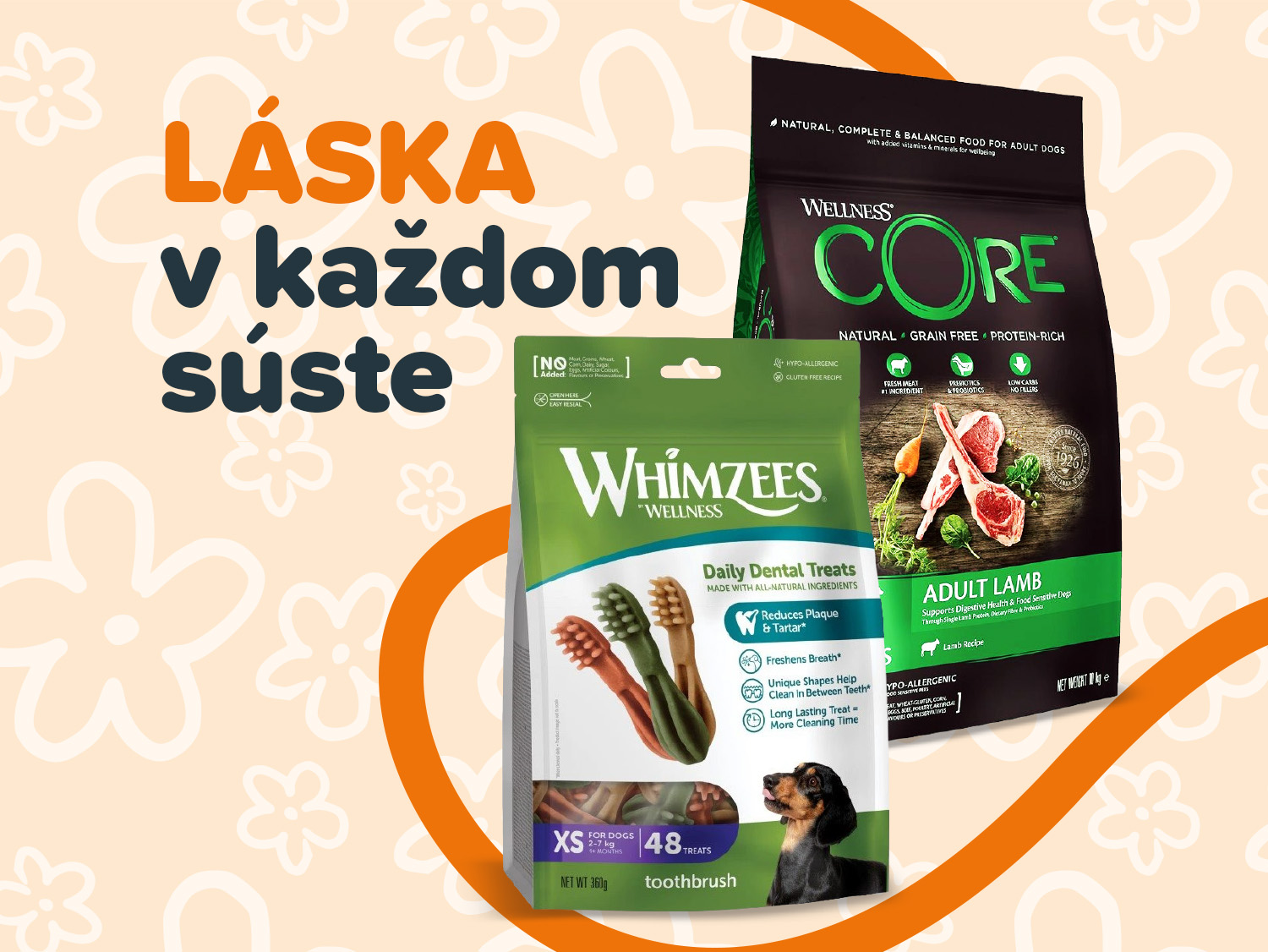 Krmivo + pamlsky pes mobil