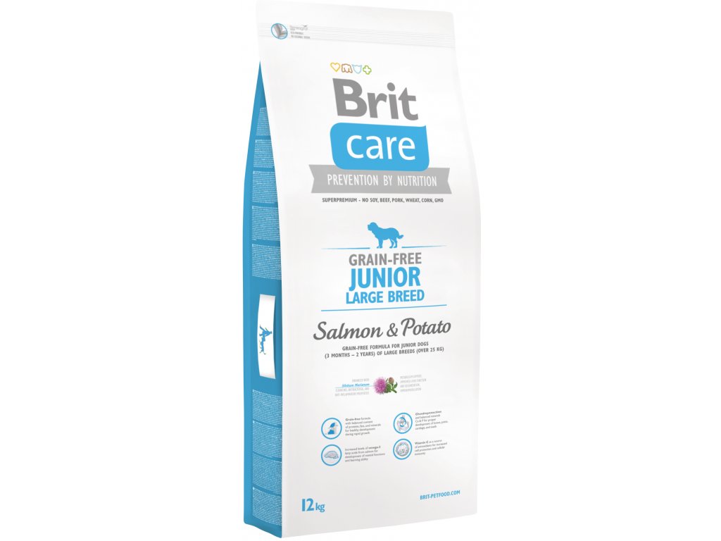 Brit Care Grain Free Junior LB Salmon & Potato 12kg