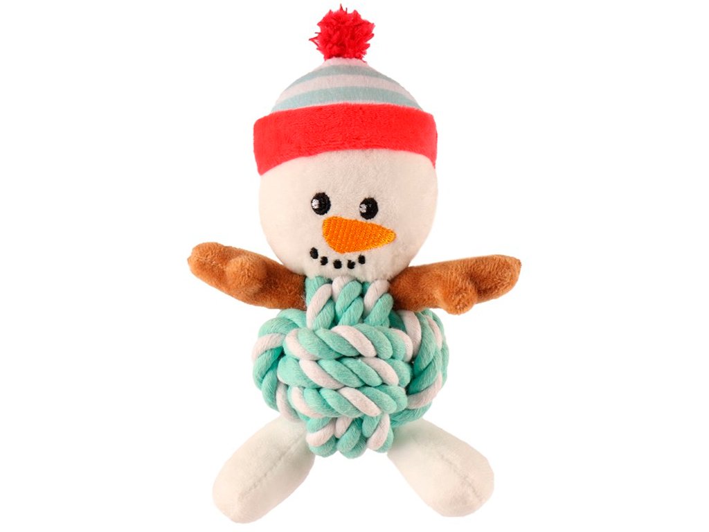 Huhubamboo vianočný snehuliak s uzlom 20 cm