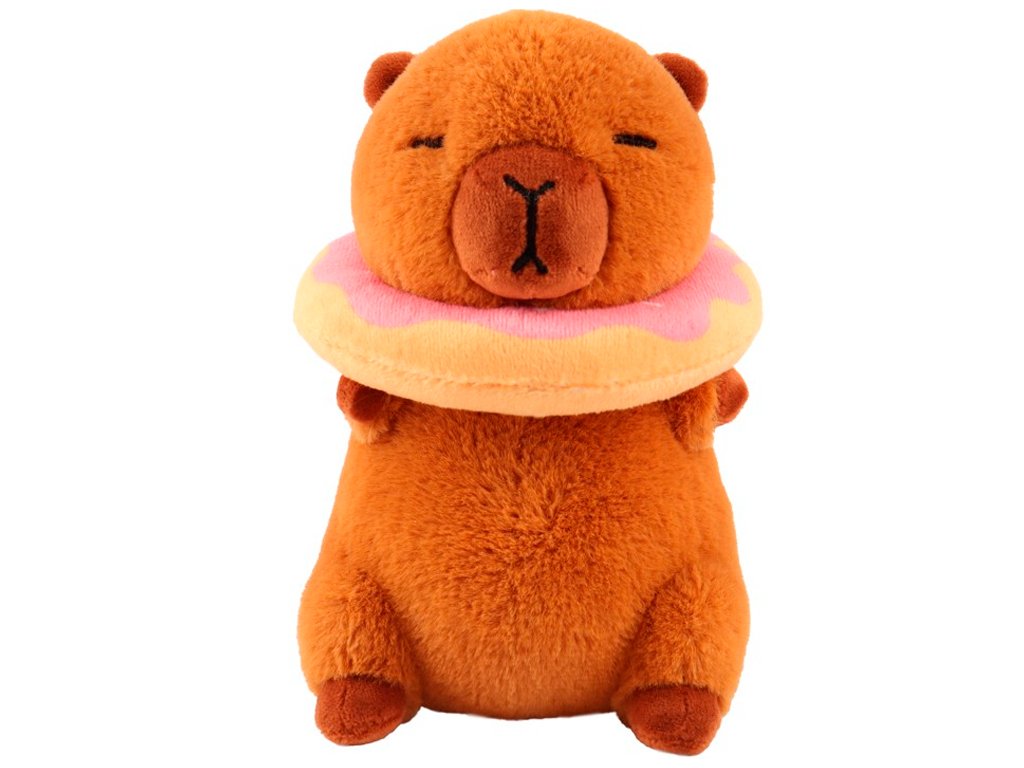 Huhubamboo plyšová kapybara donut