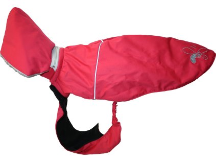 Kabat Huhubamboo cervena+šedá 33cm