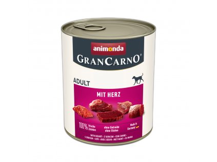 Animonda GranCarno Adult so srdcom 800 g