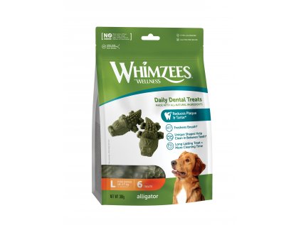 WHIMZEES Dental Aligator L  30g 6ks