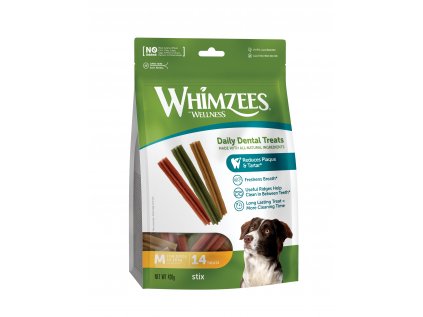 WHIMZEES Dental Stix M 30g 12+2ks