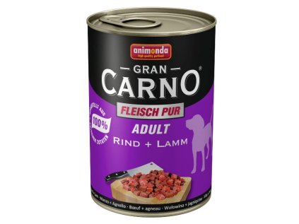 Animonda GranCarno Adult konzerva pre psy hovädzie + jahňacie 800g