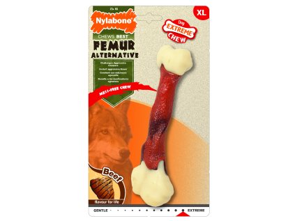 Hračka NYLAB Extreme Chew Femur Beef XL