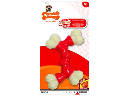 Hračka NYLAB Extreme Chew Double Bone M