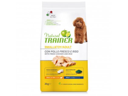 Natural Trainer Small&Toy Adult kura a ryža 2kg