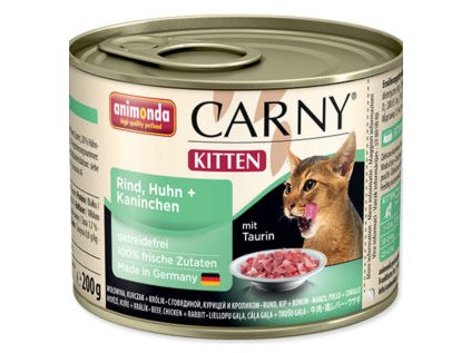 Animonda Carny Adult hovädzie+moriak+králik 200g