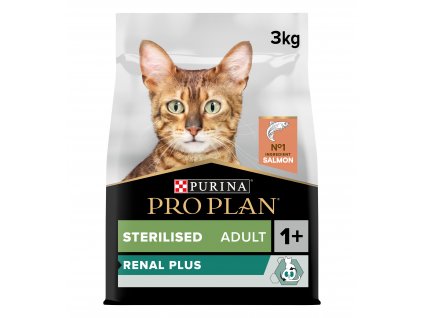 Pro Plan Cat Renal Plus Sterilised losos 3 kg