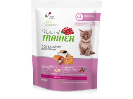 Natural Trainer Cat Kitten losos 300 g