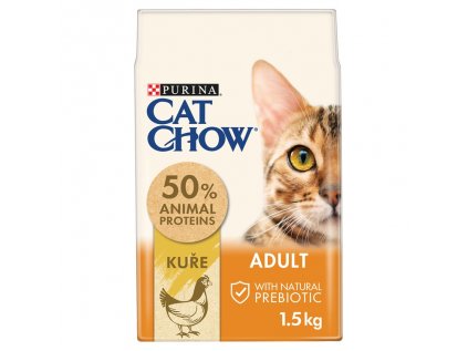 Purina Cat Chow Adult kura + morka 1,5 kg