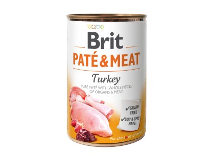 Konzerva Brit Pate & Meat Turkey 400 g