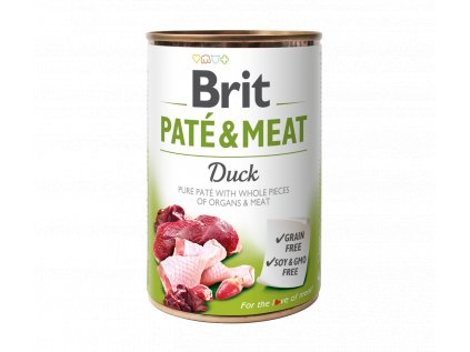 18387 konzerva brit pate meat duck 400g