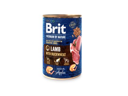 Konzerva Brit Premium by Nature Lamb with Buckwheat 400 g