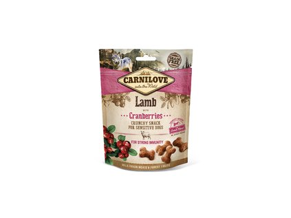 18621 carnilove dog crunchy snack lamb cranberries meat 200g