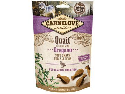 Carnilove Dog Semi Moist Snack Quail with Oregano 200 g