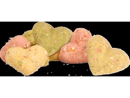 Flamingo srdiečka Jookies pre hlodavce 100g