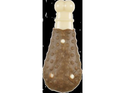 Hračka Flamingo nylon stehno+rawhide 9cm