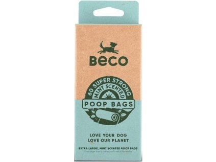 BecoBags EKO sáčky Peppermint 4 rolky po 15 ks