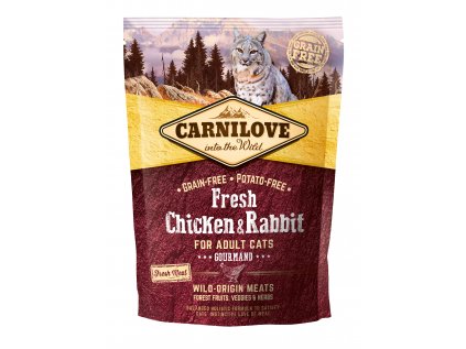 19743 carnilove cat fresh chicken rabbit 0 4kg