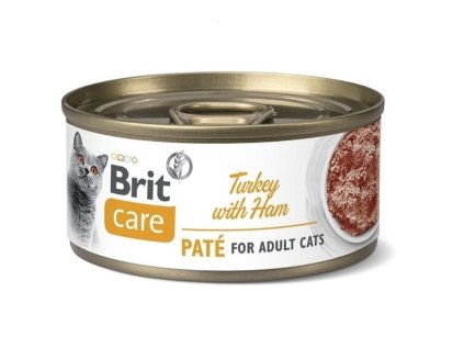 Brit Care Cat Turkey Paté with Ham 70 g