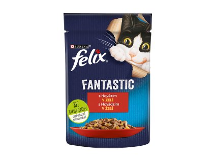 Kapsička Felix Fantastic hovädzie v želé 85 g