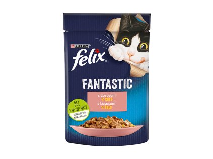 Kapsička Felix Fantastic losos v želé 85 g