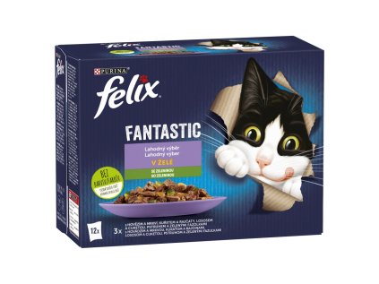 Kapsička Felix Fantastic multipack výber so zeleninou 12 x 85 g