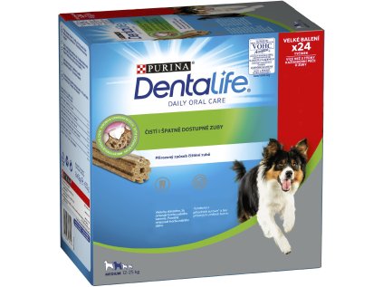 Purina Dentalife Medium Multipack 24 tyčiniek