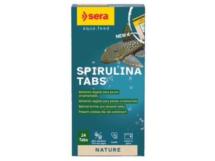 Sera krmivo pre ryby pojedajúce riasy Spirulina Tabs 24 tbl. NATURE