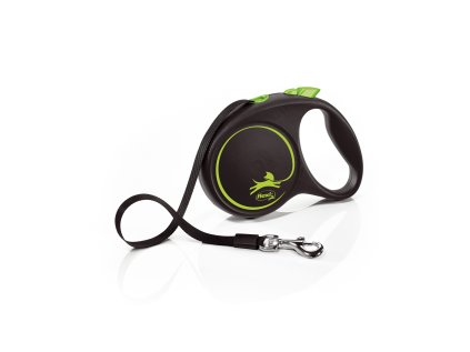 Flexi Black Design M páska 5m/25 kg zelená