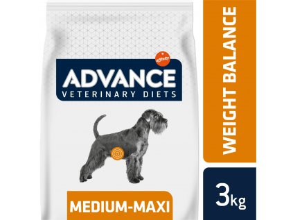 ADVANCE-VETERINARY DIETS Dog Weight Balance Medium/Maxi 3 kg