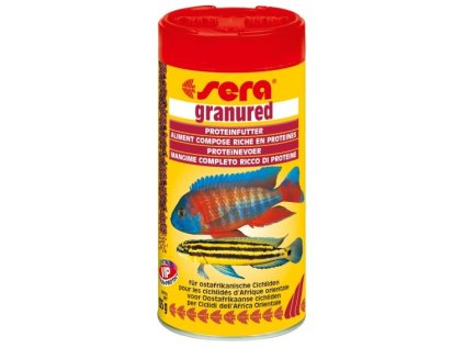 Sera základné krmivo pre dravé cichlidy Granured 250ml NATURE