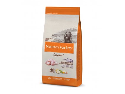 Nature's Variety original no grain medium adult dog s morkou 12 kg