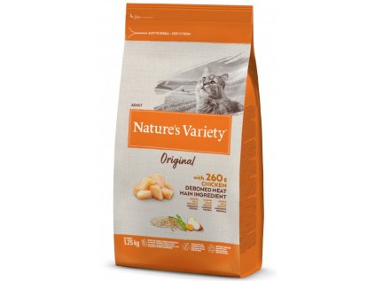 Nature's Variety original cat s kuracím 1,25 kg