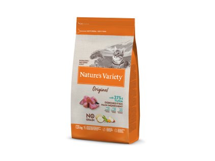 Nature's Variety Original pro kastrované mačky s tuniakom 1,25 kg