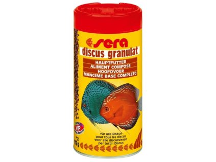 Sera základné krmivo pre terčovce a iné náročné ryby Discus Granulat 250ml NATURE