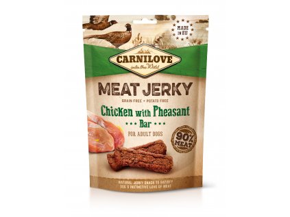 Carnilove Jerky kuracia tyčinka s bažantom 100 g