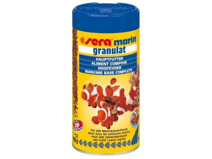 Sera základné krmivo pre morské akvária Marin Granulat 250ml