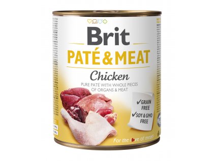 konzerva Brit Pate & Meat Chicken 800 g