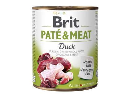 konzerva Brit Pate & Meat Duck 800 g