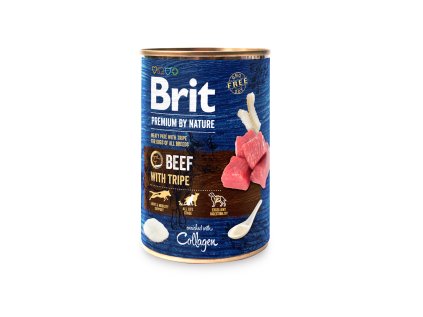 konzerva Brit Premium by Nature Beef with Tripes 800 g