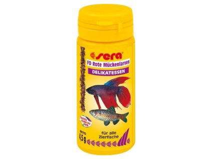 Sera červené komárie larvy FD Rote Mückenlarven (Red bloodworms) 50ml NATURE