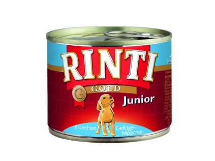 Finnern Rinti Gold Junior konzerva kura 185g