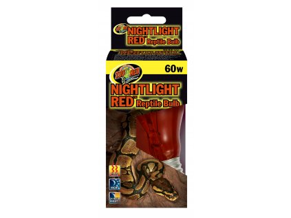 Zoomed žiarovka Nightlight Red 60W