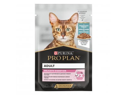 Kapsička Pro Plan Cat Delicate Adult morské ryby 85 g