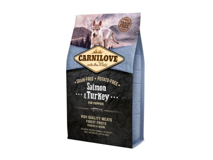 Carnilove Salmon & Turkey for Puppies 4 kg